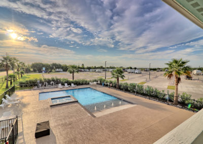 swimming pool spa large paved driveways concrete spaces rv park workamping rv resort concrete big spaces san leon kemah seabrook webster bacliff galveston la marque texas city marathon valero rv